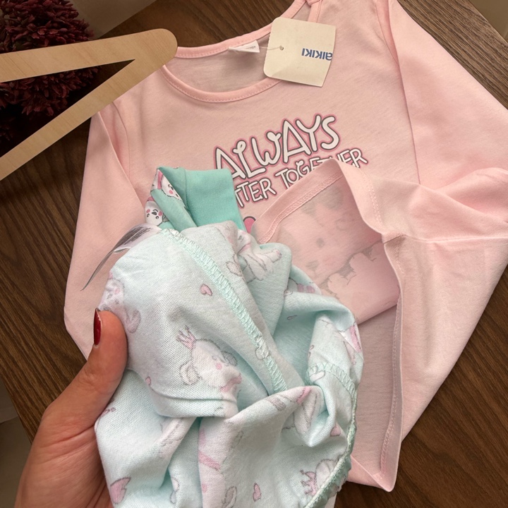 ست السی ترک صورتی  آبی هاپو🐶