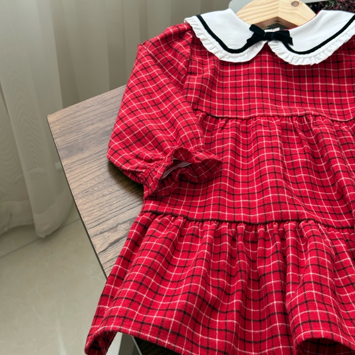 پیراهن یقه پاپیون السی ۴خونه