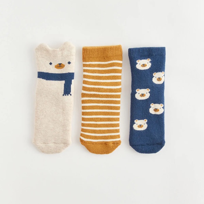 پک جوراب حوله ای استپدار السی🤩🧸