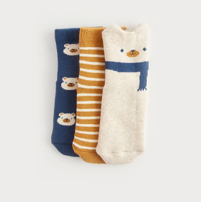 پک جوراب حوله ای استپدار السی🤩🧸