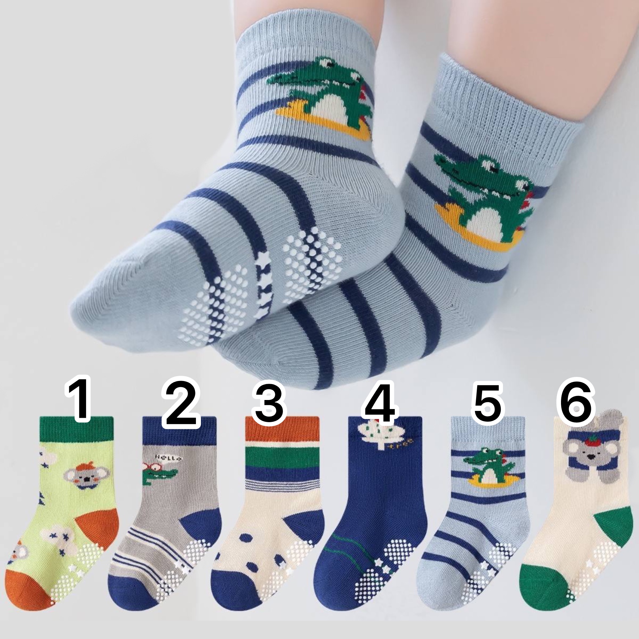جوراب پسرانه ۱۶-۱۸/۱۸-۲۰🦖🐊