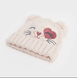 کلاه بافت پیشی قلبی السی😍