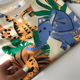 تیشرت حیوانات اچ اند ام🦁🐘