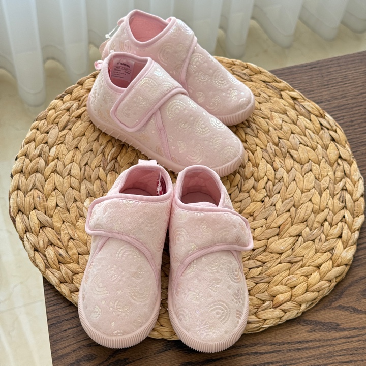 کفش صورتی چسب دار السی🌟✨