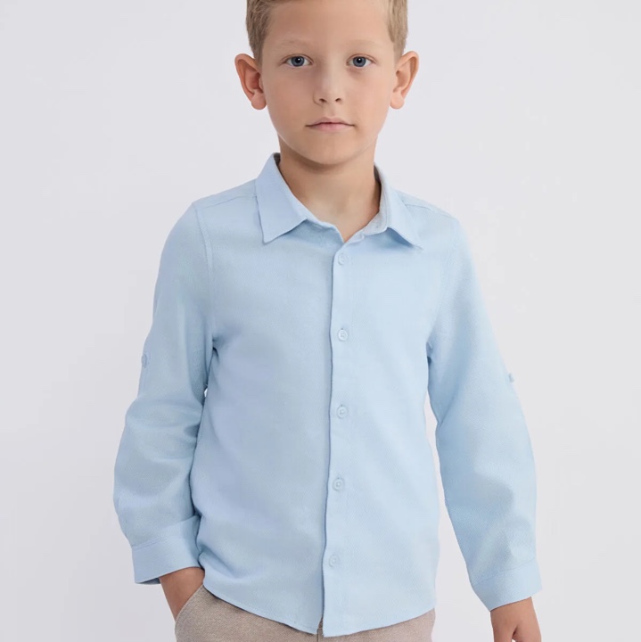 شومیز ابی روشن السی ترک