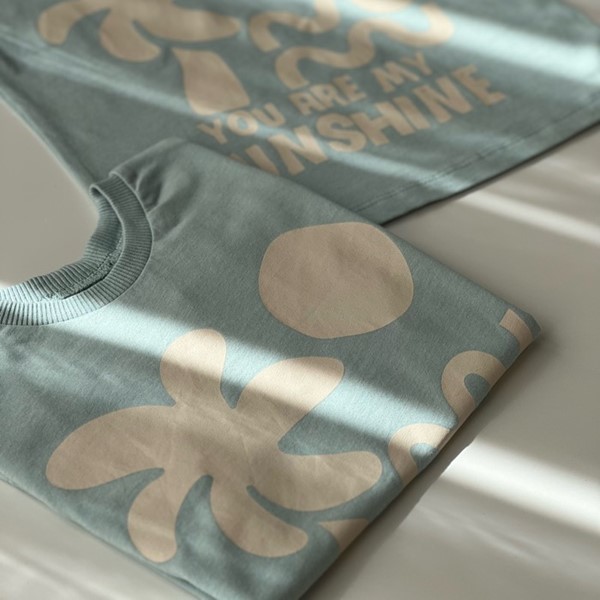 تیشرت آبی السی🌊🏝️