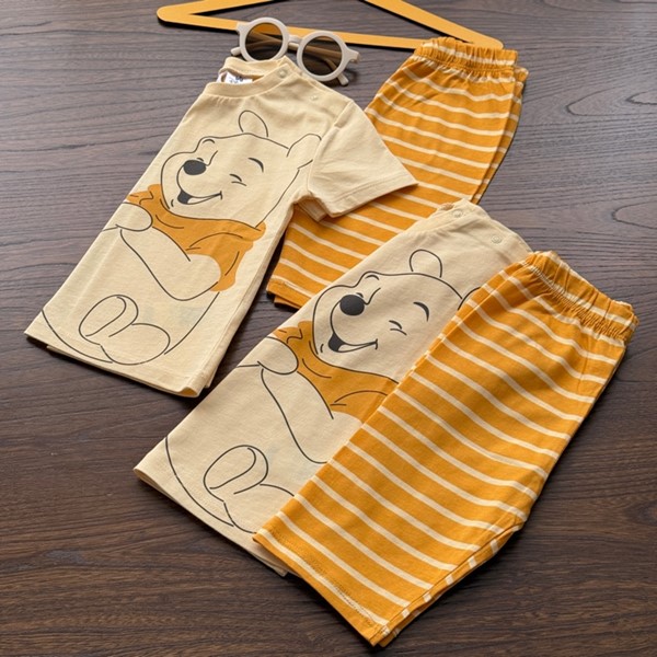 ست تیشرت شلوارک pooh السی ترک🧸💛
