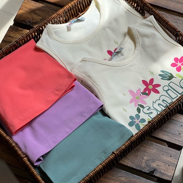 ست دخترانه بهاری ترک