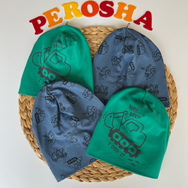 کلاه طرح بیل مکانیکی السی🚜]