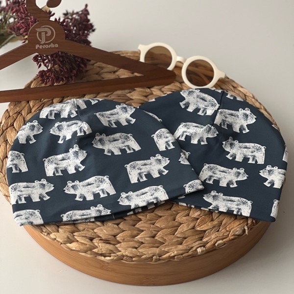 کلاه لایه دار سورمه ای خرسی السی 