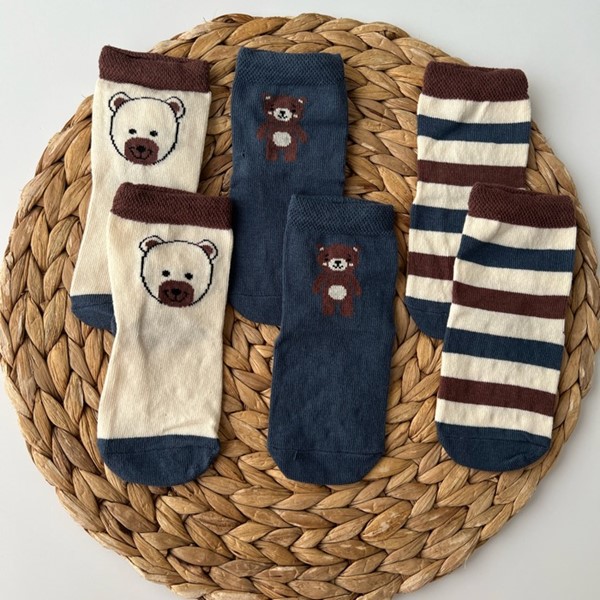 پک جوراب خرسی دیفکتو استپ دار