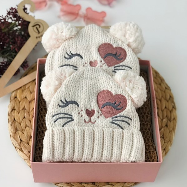 کلاه پیشی چشم قلبی السی(لایه دار)