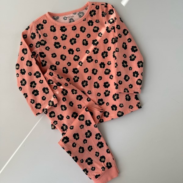 ست دخترانه پلنگی صورتی السی